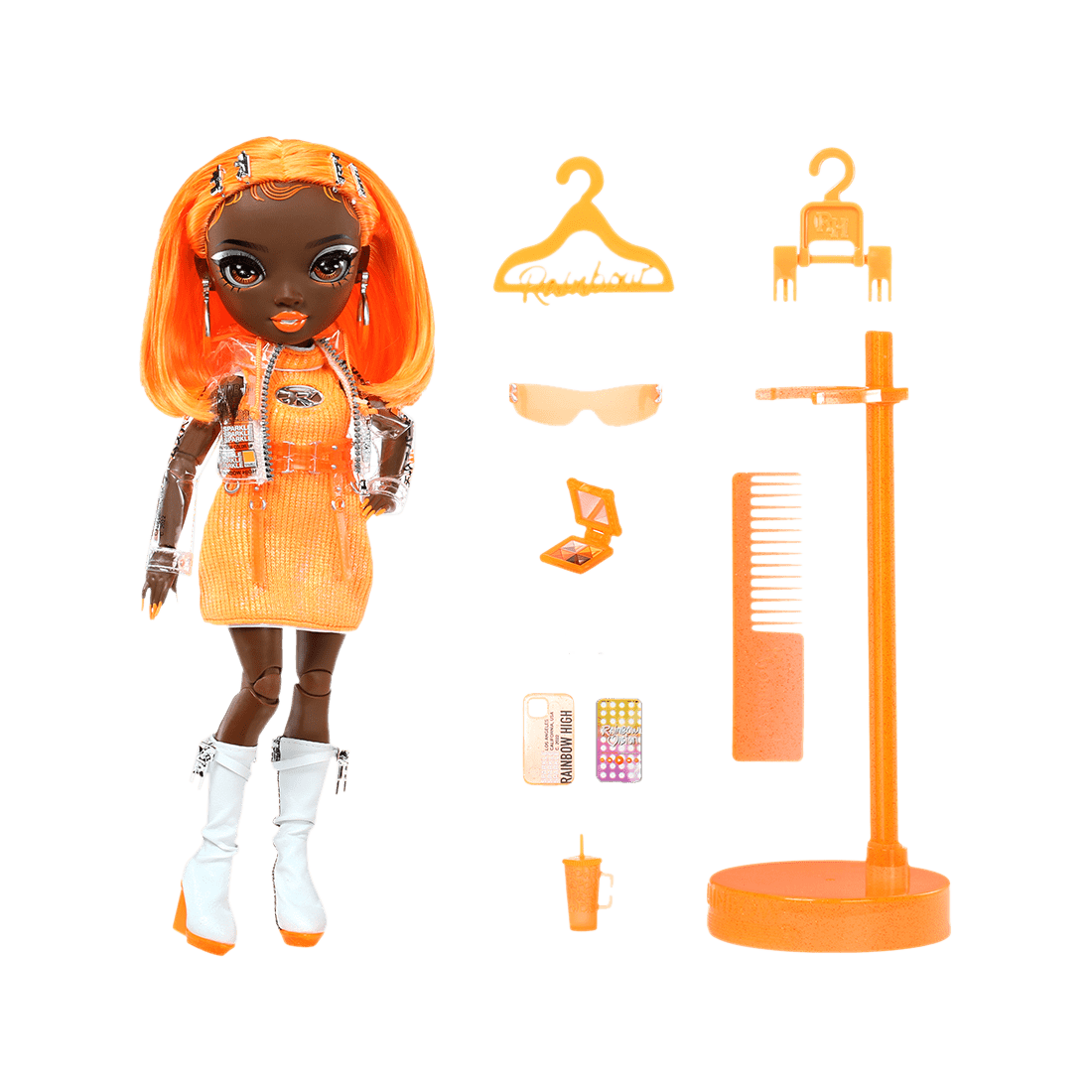 Rainbow High S23 Fashion Dolls - NO (Orange) Michelle ST. Charles