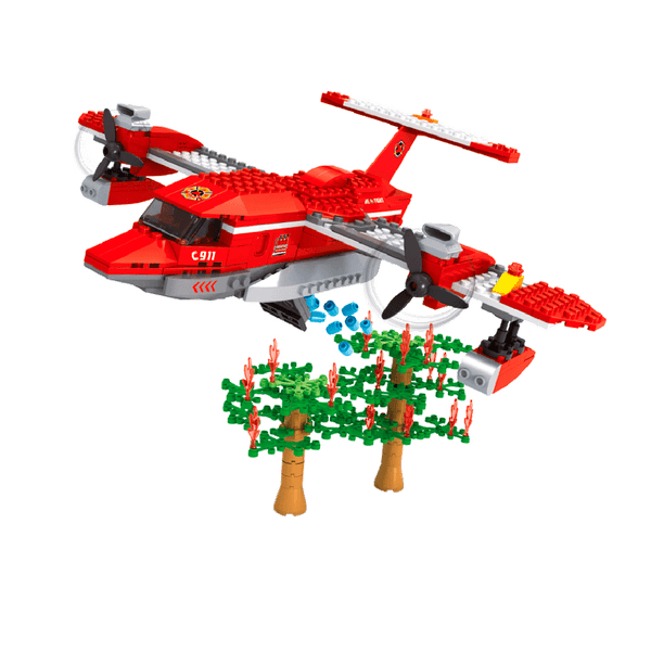 Set Avión de Rescate para Construir 397 piezas - OX Blocks