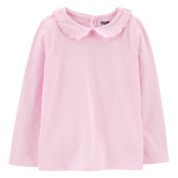 Camiseta Manga Larga Rosada Niñas - Oshkosh