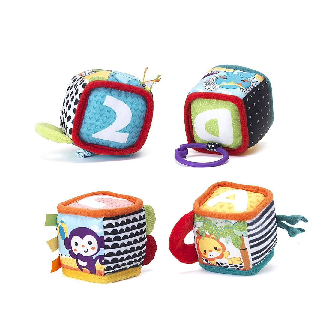 Juego Cubos Suaves de Estimulación - Infantino