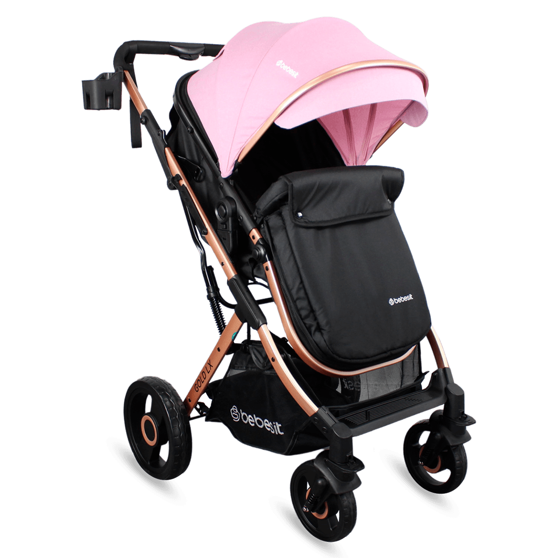 Coche para Bebé Gold LX Rosado - Bebesit
