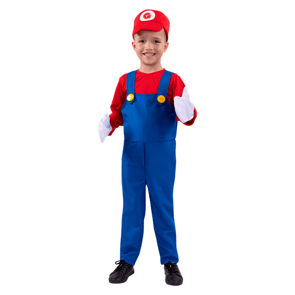 Disfraz Mario Bros Gamer Niños - Fantastic Night