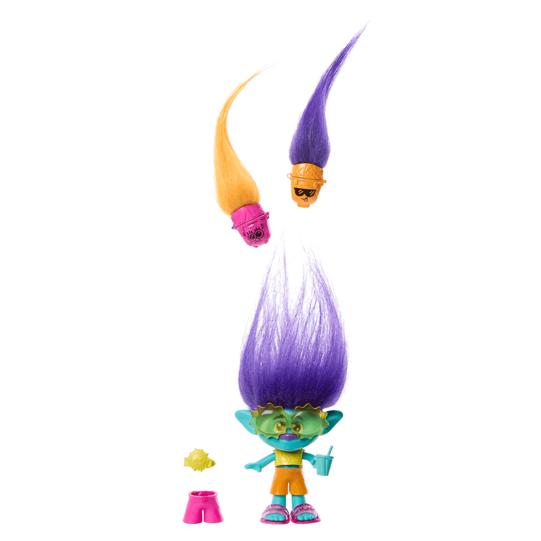 Set Figura Hair Pops Branch con Sorpresa - Trolls
