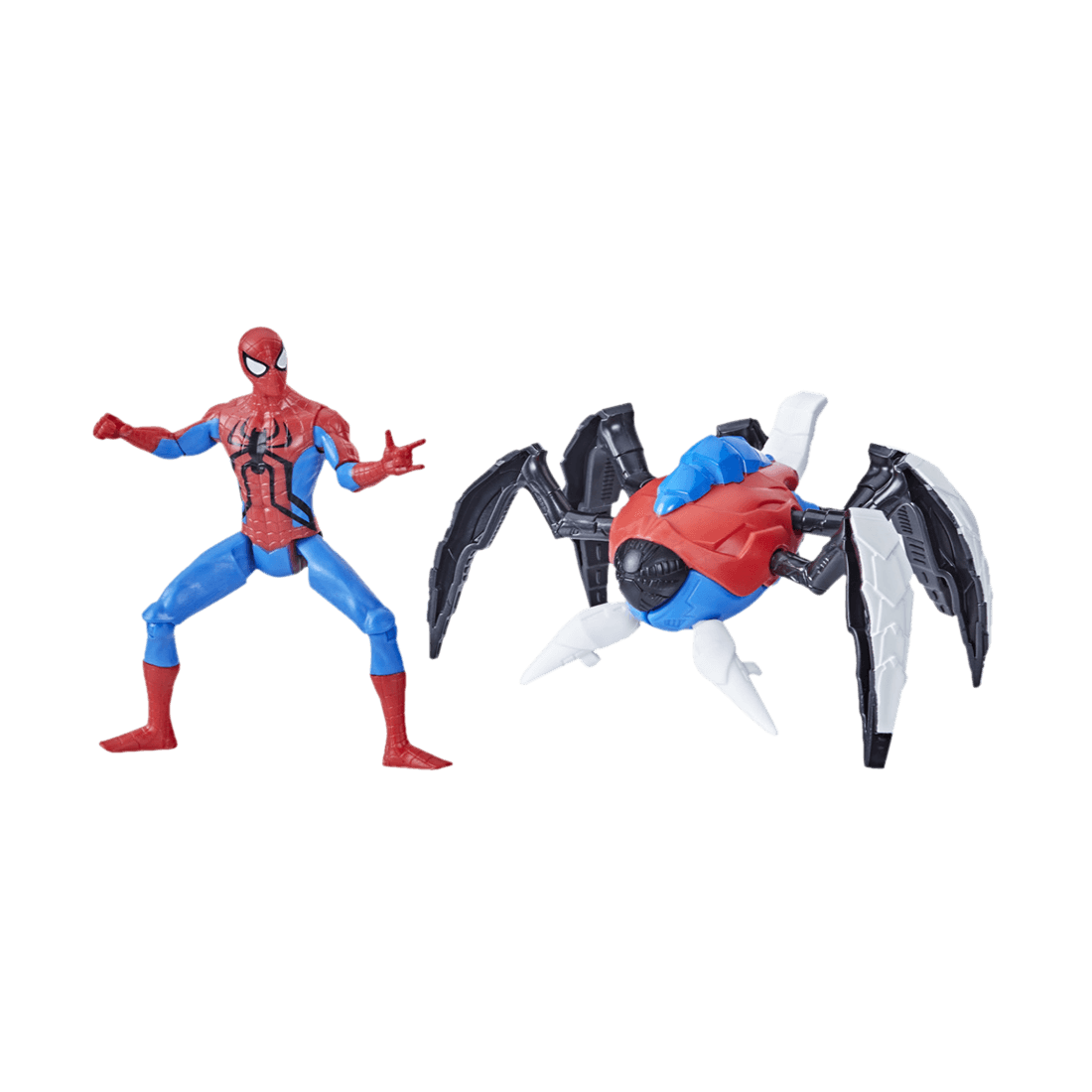 Figura MechStrike Mechasaurs Hombre Araña y Aracno - Marvel