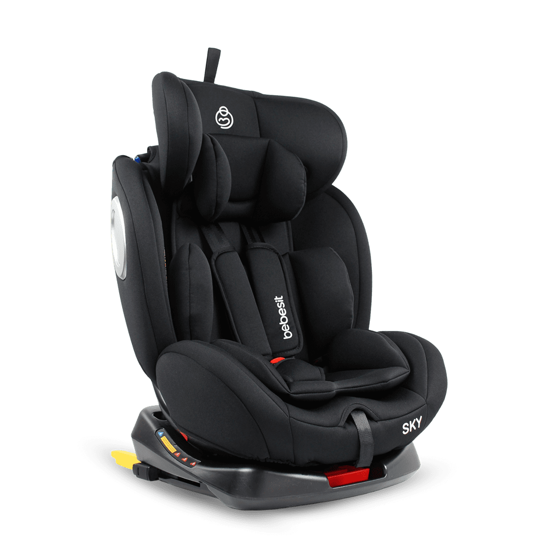 Silla para Carro Sky 360 Isofix Negro - Bebesit
