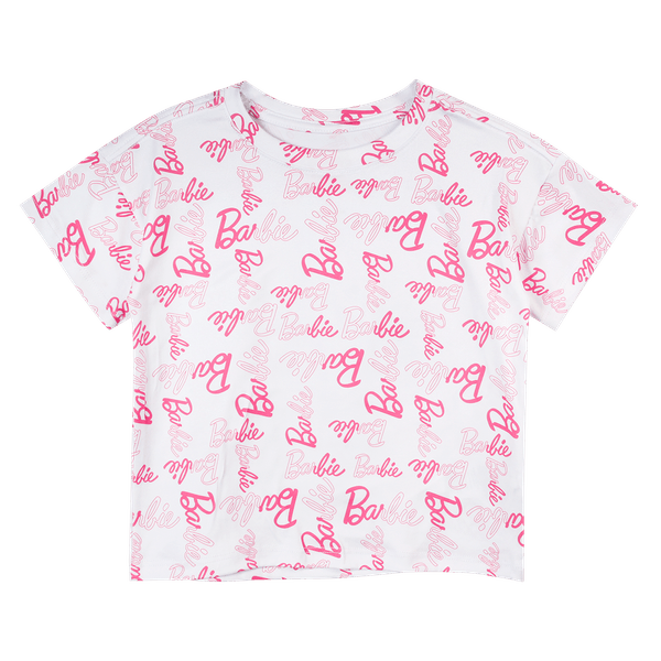 Camiseta Manga Corta Estampada Niñas - Barbie