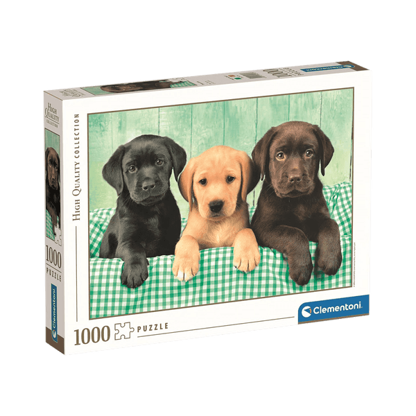Rompecabezas los Tres Labradores 1000 Piezas - Clementoni