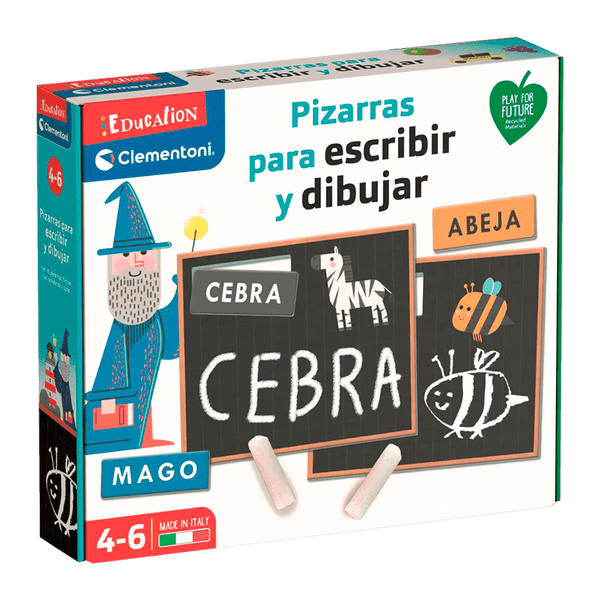 Juego Educativo Pizarras para Escribir y Dibujar - Clementoni