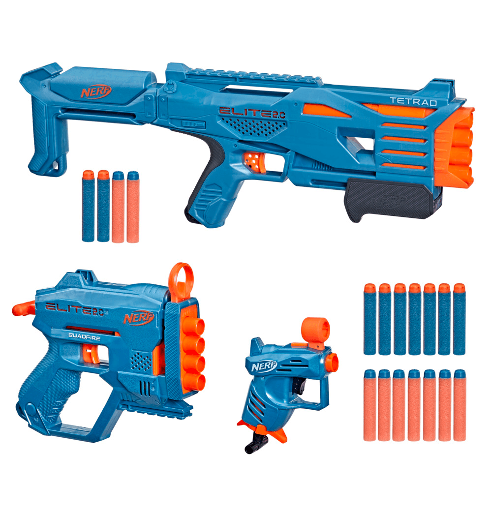 Lanzador Nerf Elite 2.0 Stockpile Pack
