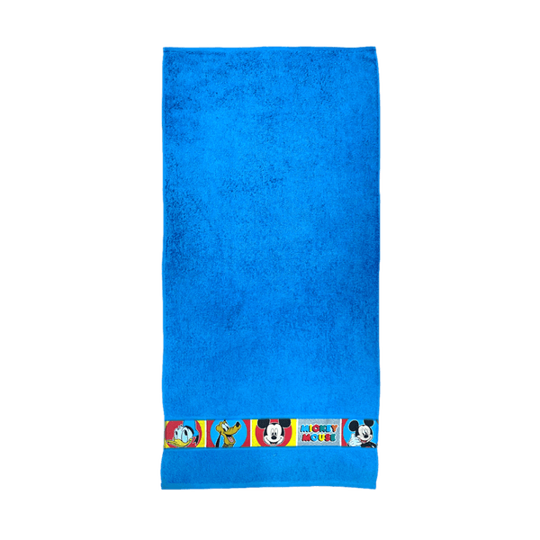 Toalla Infantil Disney Mickey Azul Niños - Telary