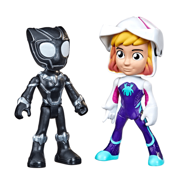 Figura Spidey And His Amazing Friends Set Doble Héroe Oculto Ghost Spider