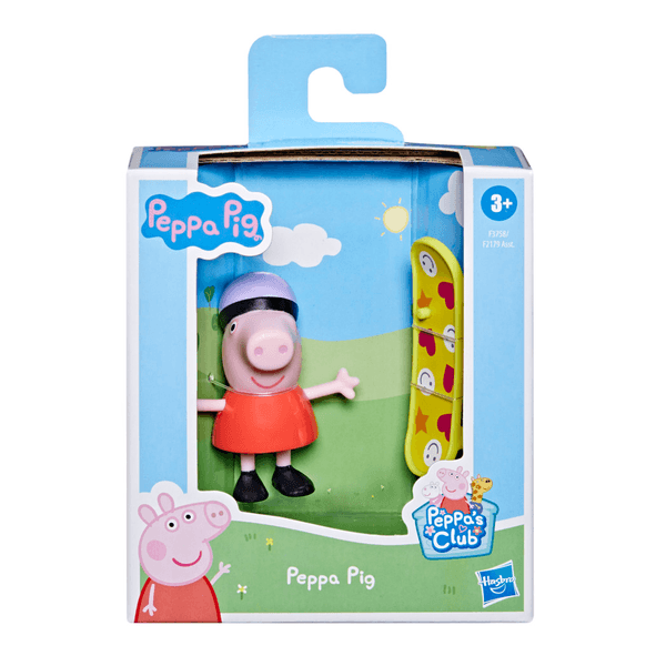 Figura Peppa Pig 7,5 cm Peppa y su Patineta