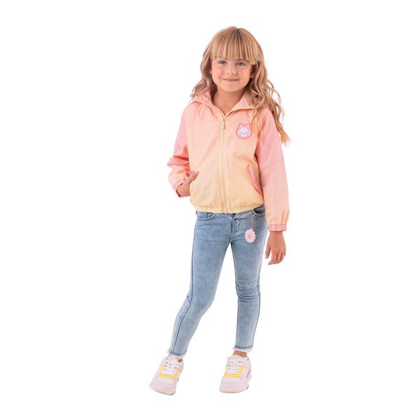 Chaqueta hidrofóbica con capucha para bebé niña