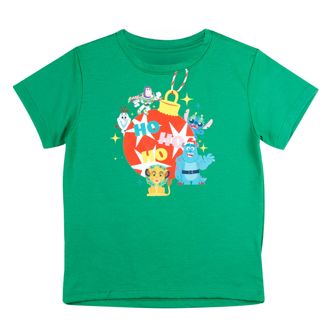 Camiseta Manga Corta Verde Unisex - Disney
