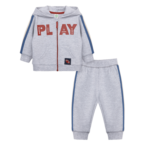 Set Chaqueta y Pantalón Gris Niños - Little Me