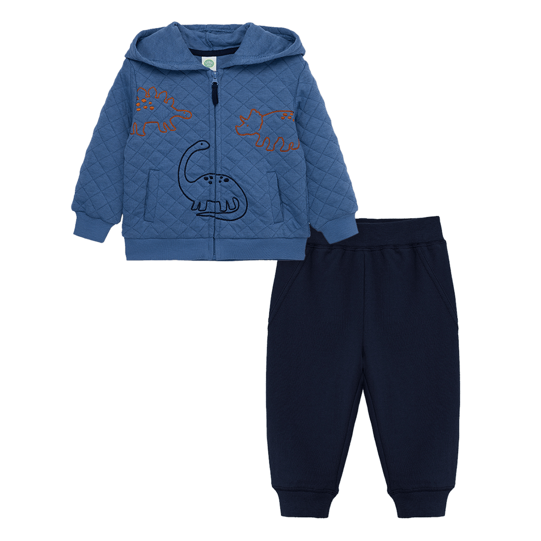 Set Chaqueta Dino y Pantalón Azul Oscuro Niños - Little Me