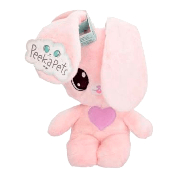 Mascota Conejo Rosado 30 cm - Peekapets