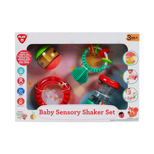 Set de Sonajeros Sensoriales para Bebé - Playgo