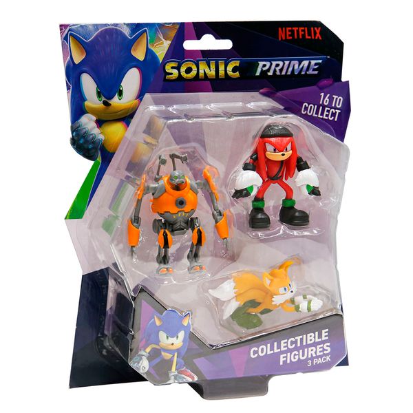 Set Figuras Blister Eggforcer, Knuckles y Tails - Sonic
