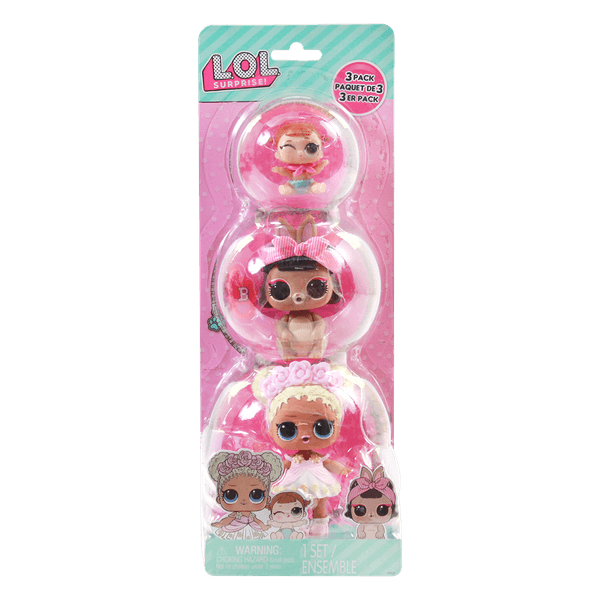 Set Muñeca Sorpresa, Mascota y Hermana Princesa - LOL