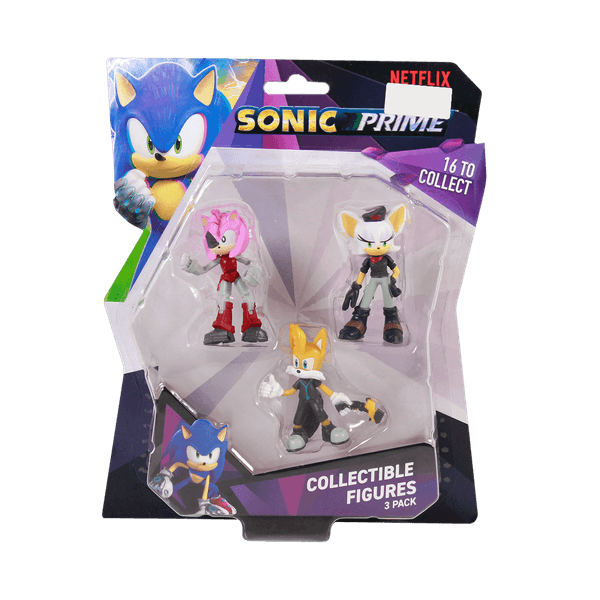 Set Figuras Blister Rusty, Rebel y Tails - Sonic