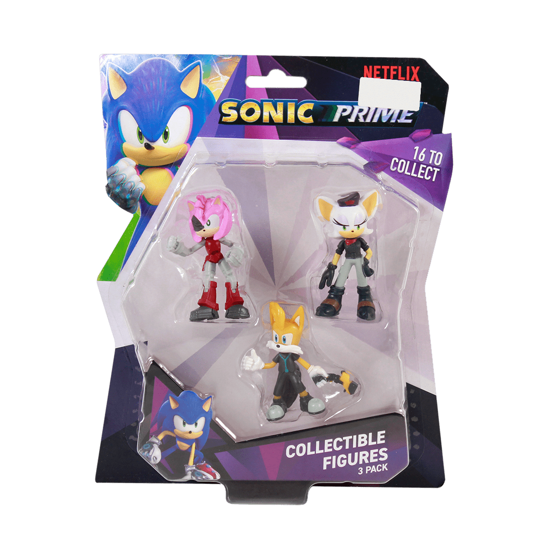 Set Figuras Blister Rusty, Rebel y Tails - Sonic