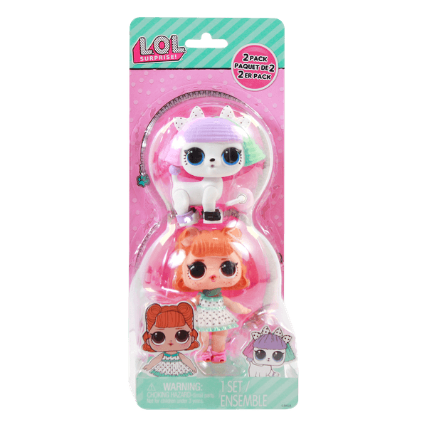 Set Muñeca Sorpresa y Mascota Perrita - LOL