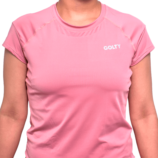 Camiseta Relax Plus Rosado Mujer - Golty