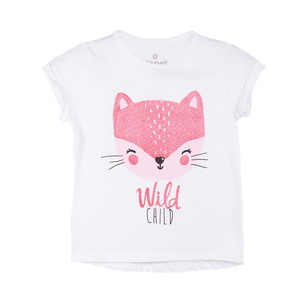 Camiseta Wild Blanca Niñas - Honey Bees