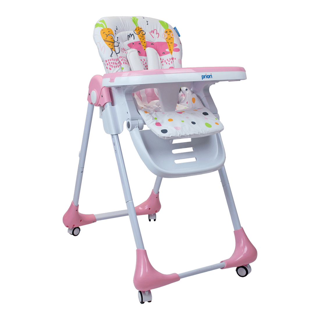 Silla Comedor para Bebé Alex Rosa Pos Altura - Priori