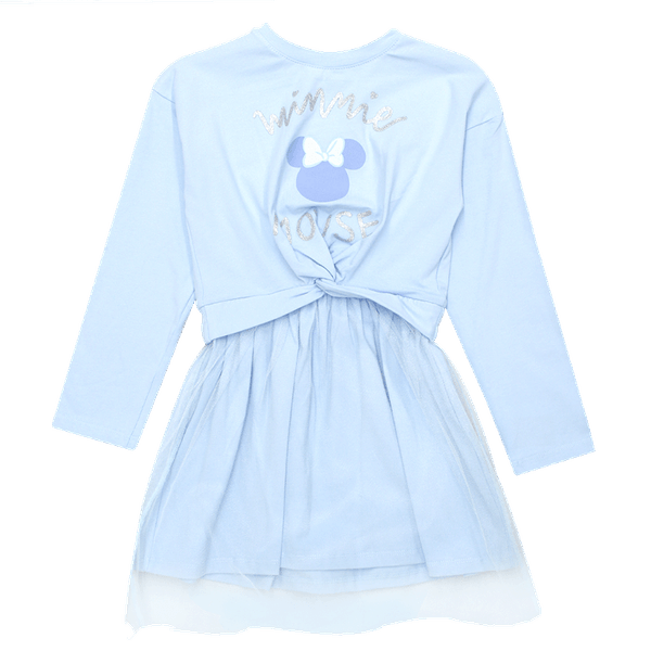 Vestido Manga Larga Niñas - Minnie Mouse