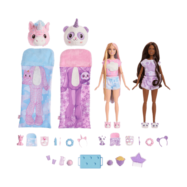 Set de Juego Cutie Reveal Pijamada - Barbie