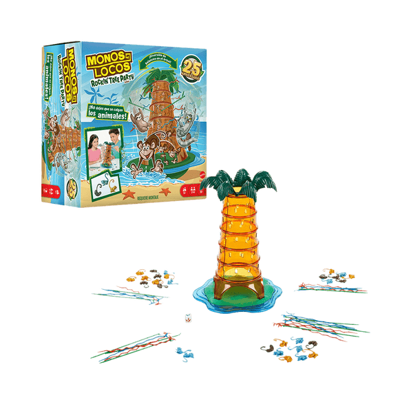 Juego de Mesa Monos Locos 25 Aniversario - Mattel Games