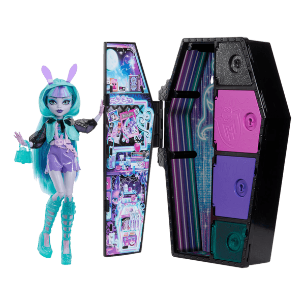 Muñeca Skulltimates Secrets Sustos Neón Twyla - Monster High