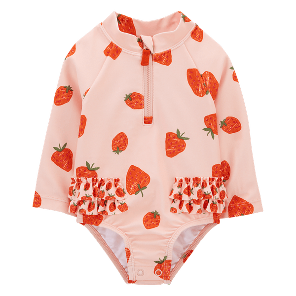Vestido de Baño Enterizo Fresas Bebés Niñas - Carter's