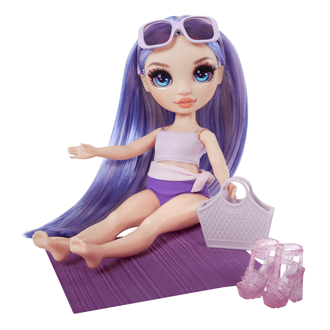 Muñeca Rainbow High Swim & Style Fashion Asst 2-Violet Willow