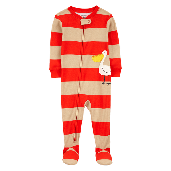 Pijama Enteriza Animales Rayas Multicolor Bebés Niños - Carter's