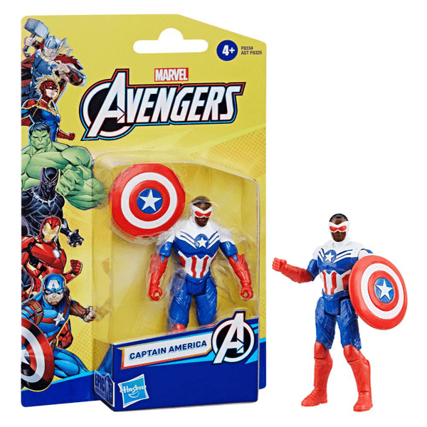 Figura Avengers Epic Hero Series Capitán América 10 cm - Marvel