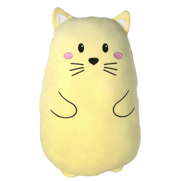Peluche Almohada Gato Amarillo 60cm - Kisses