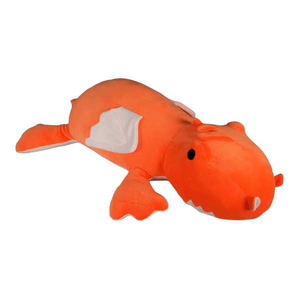 Peluche Acostaditos Dragón Naranja 90cm - Kisses