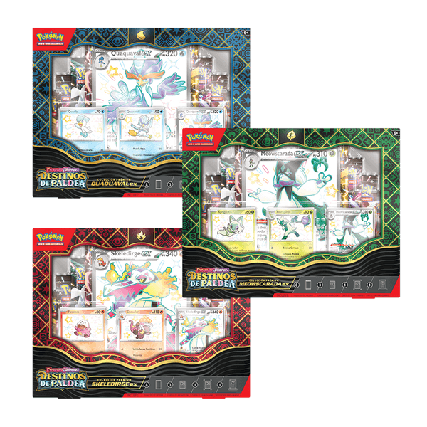 Caja de Cartas TCG: Escarlata Purpura Destinos de Paldea Español - Pokémon