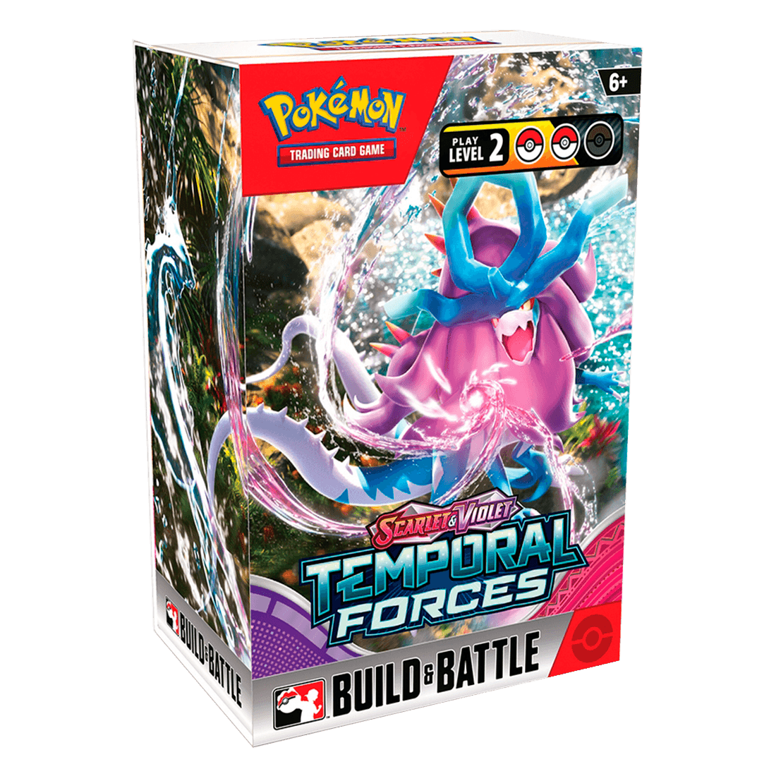 Caja de Cartas TCG Scarlet and Violet Temporal Forces Ingles - Pokémon