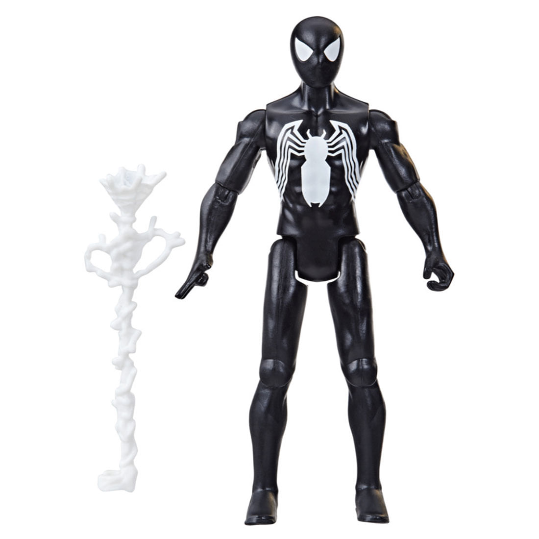 Figura Epic Hero Series Spiderman con Traje Simbionte - Marvel