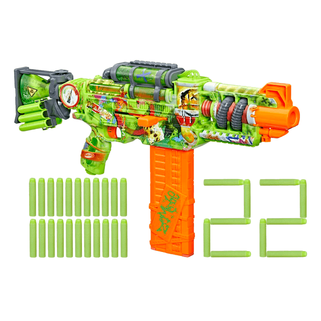 Escopeta nerf zombie deals