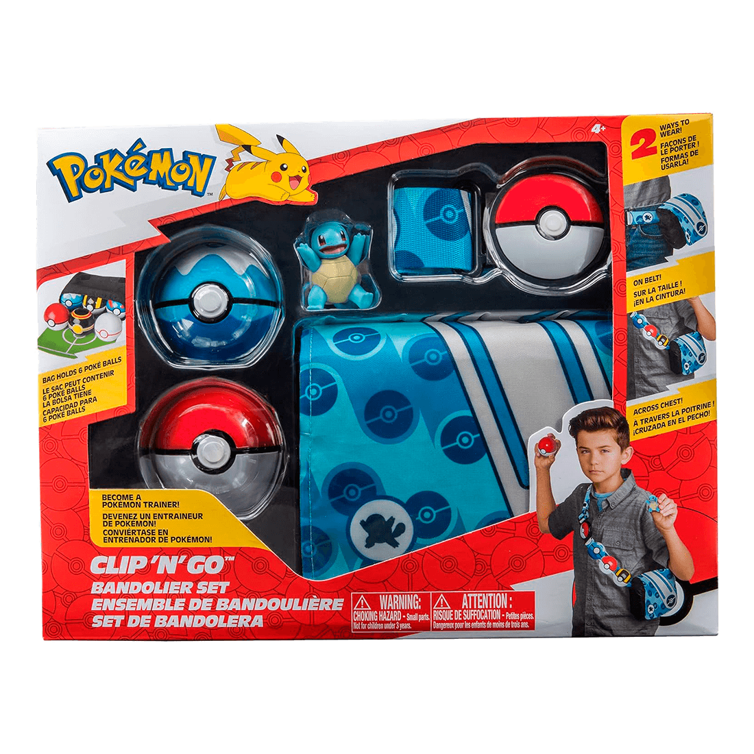 Set Bandolera Squirtle Bolso Azul - Pokemon