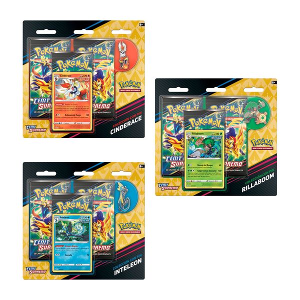 Set Cartas TCG Crown Zenith Collection con Pin Español - Pokemon