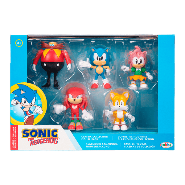 Set 5 Figuras Sonic The Hedgehog - Sonic