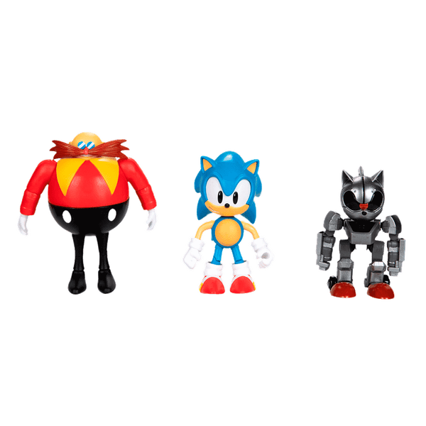 Set 3 Figuras Sonic The Hedgehog - Sonic