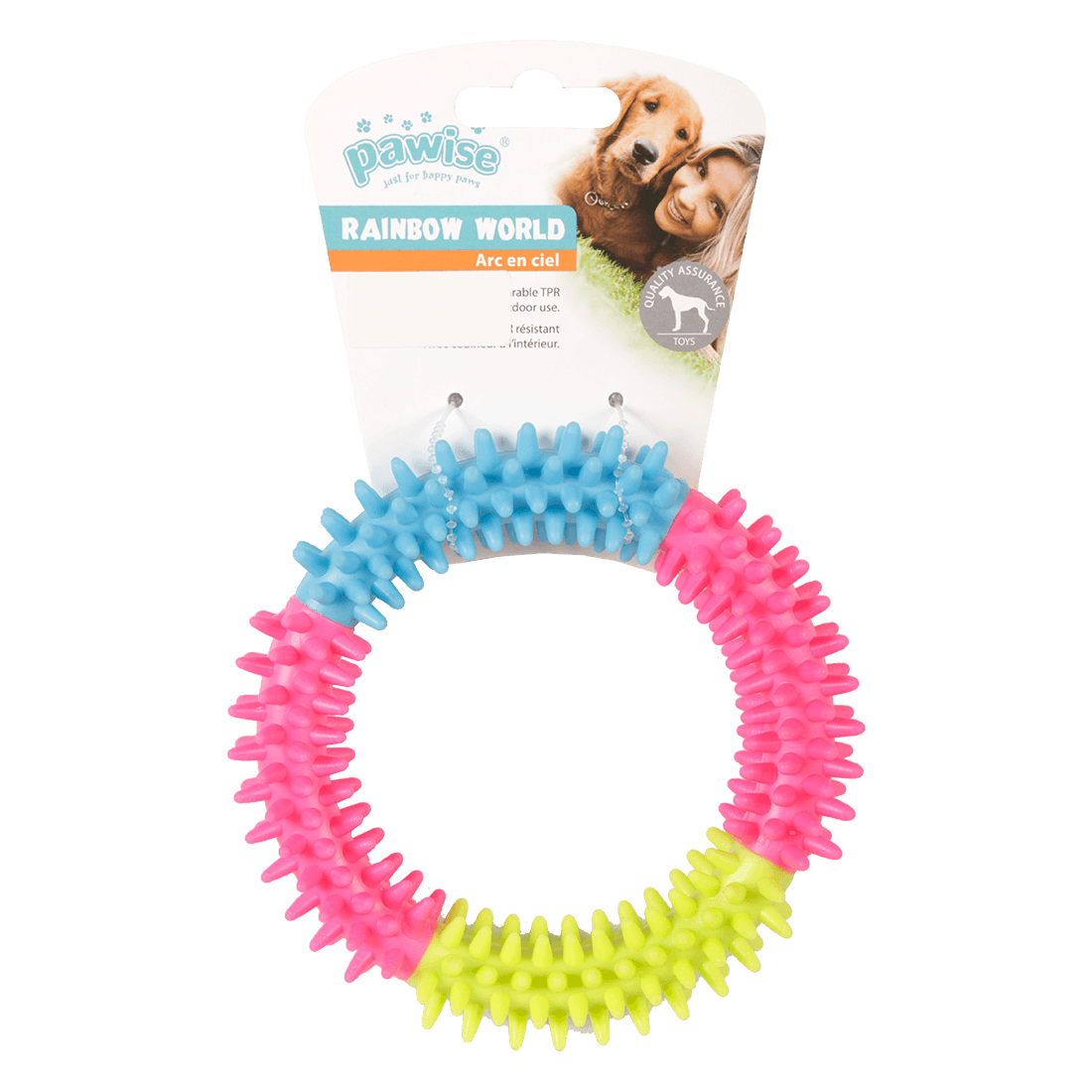 Juguete para Perros Arcoíris Talla M - Pawise