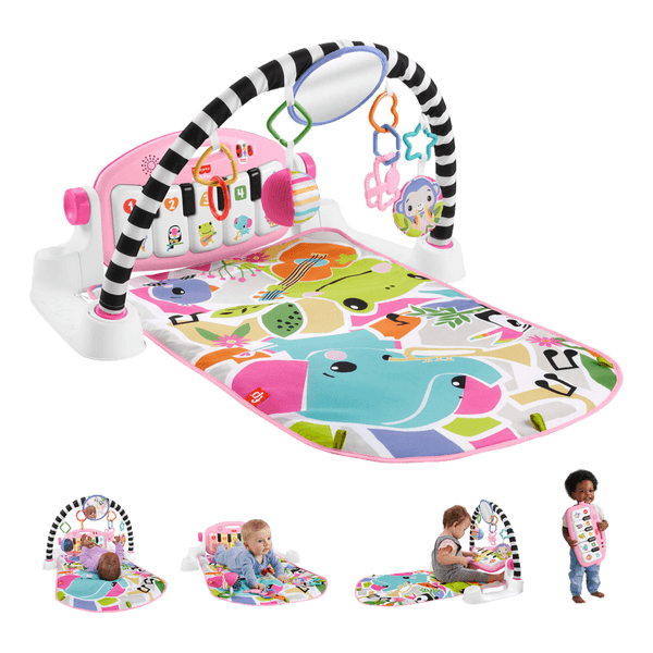 Gimnasio para Bebés Piano Pataditas Musicales Brilla y Crece Rosado - Fisher Price